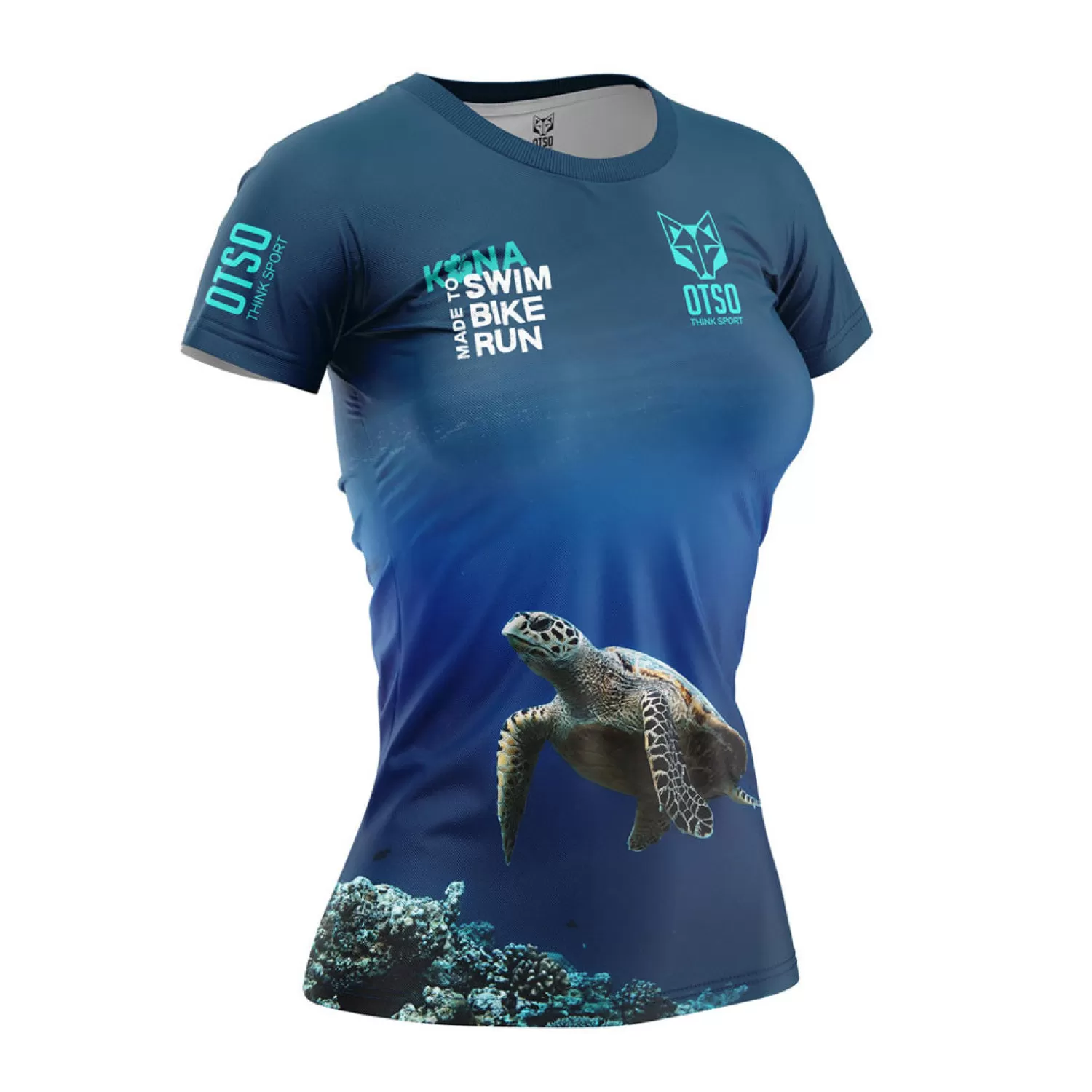 Women OTSO Women's Short Sleeve Shirts>Women's short sleeve t-shirt - Kona Turtles (Outlet)