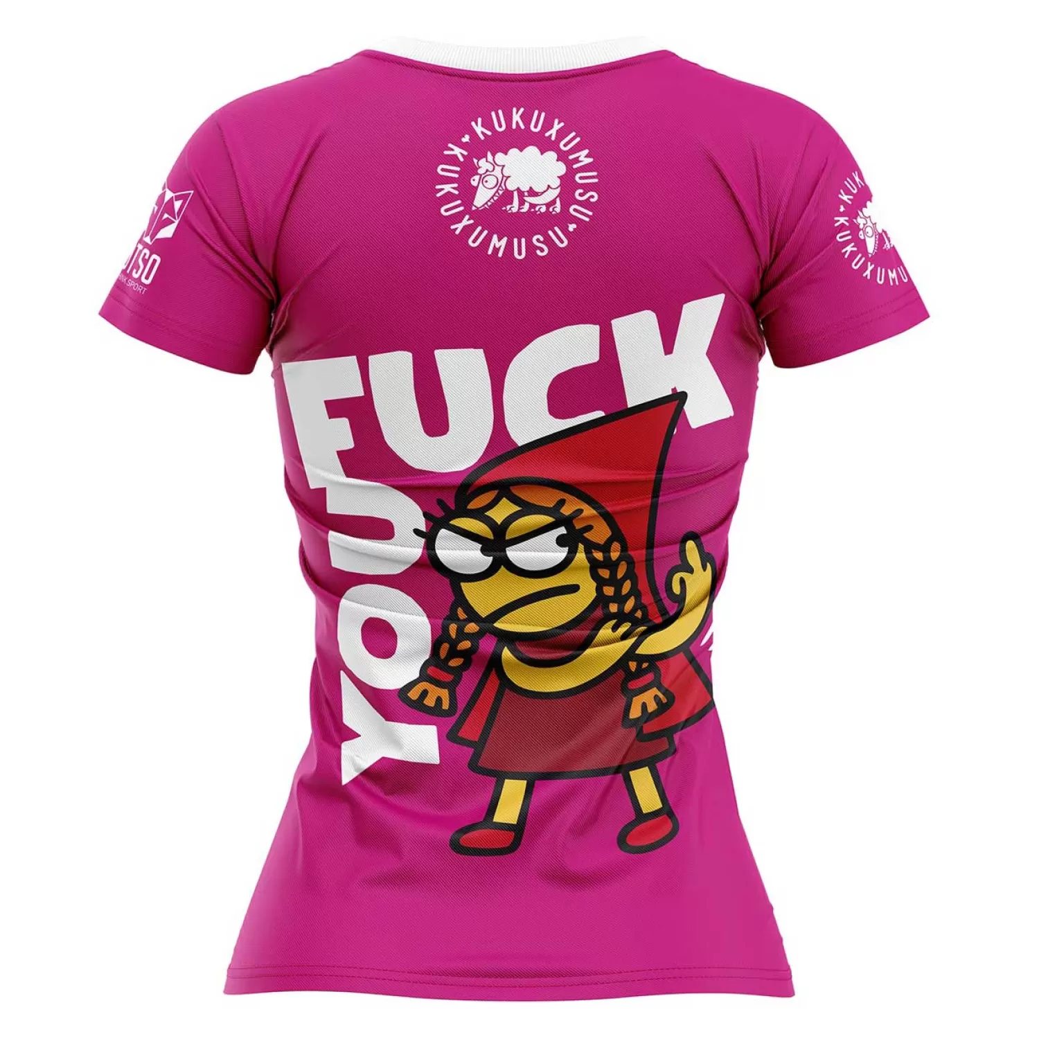 Women OTSO Women's Short Sleeve Shirts>Women's Short Sleeve T-shirt - Kukuxumusu Fuck You