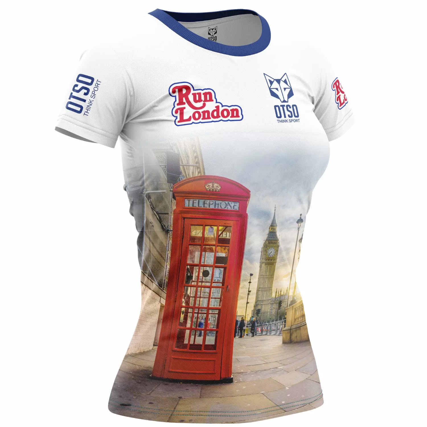 Women OTSO Women's Short Sleeve Shirts>Women's short sleeve t-shirt - Run London 2024 (Outlet)