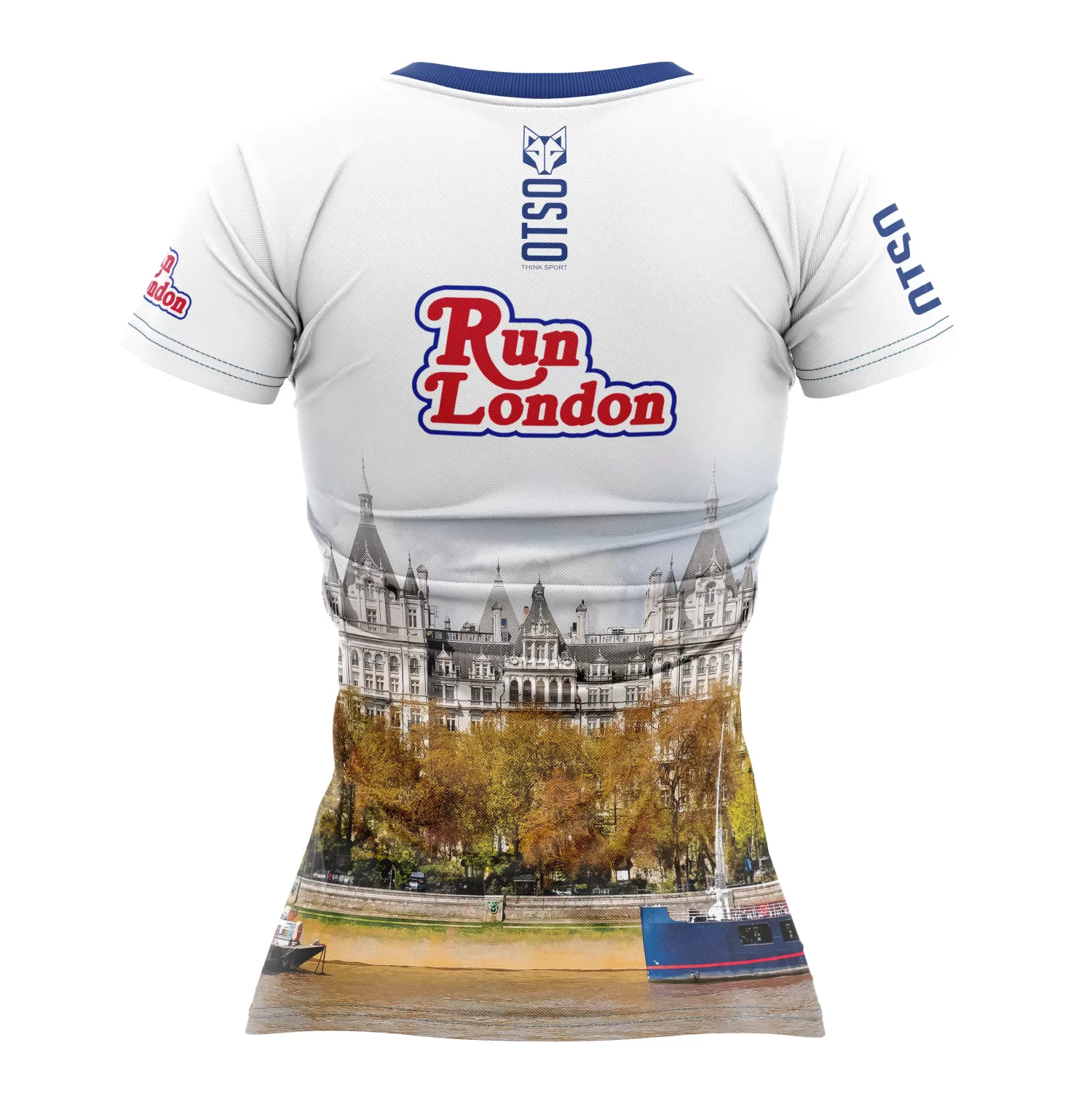 Women OTSO Women's Short Sleeve Shirts>Women's short sleeve t-shirt - Run London 2024 (Outlet)