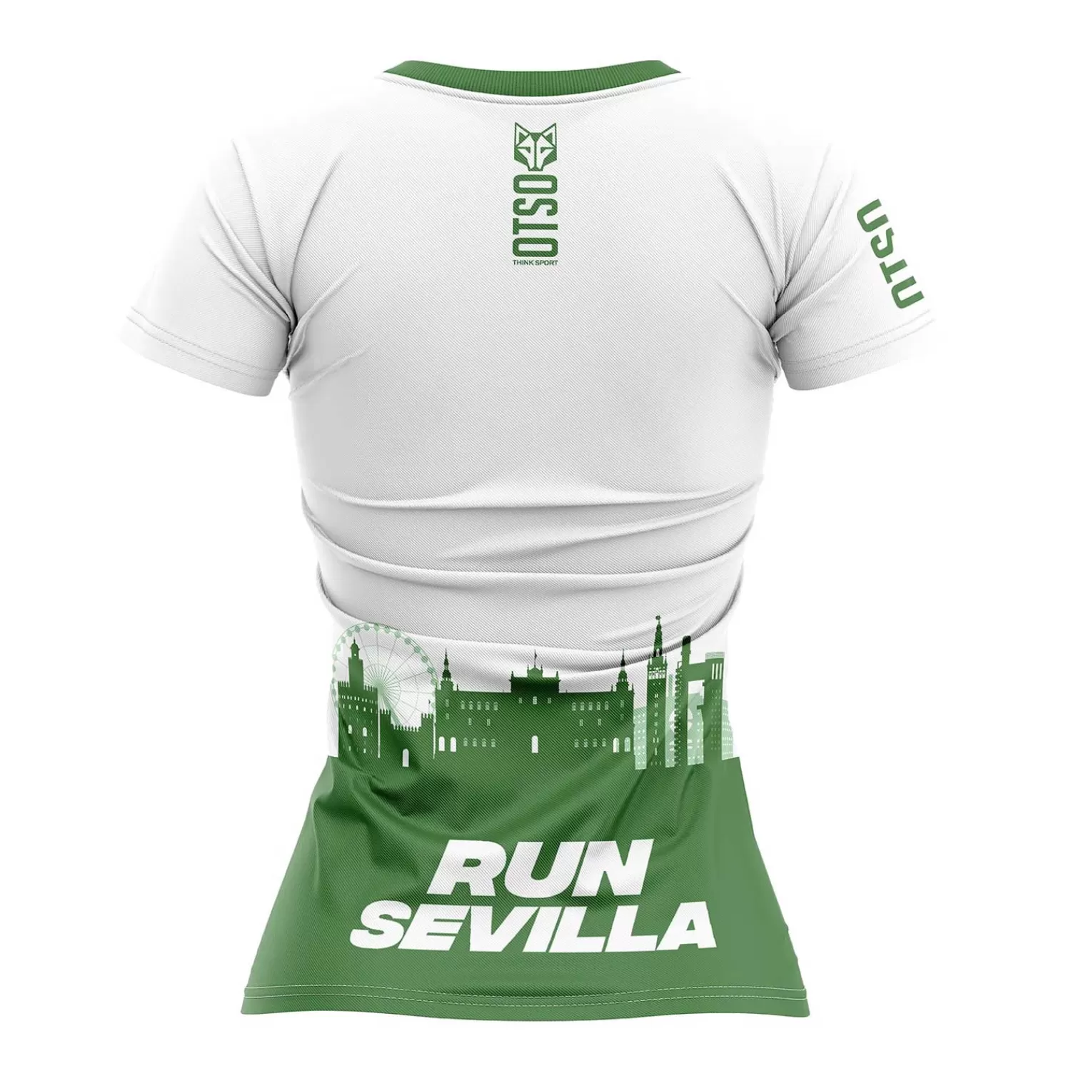 Women OTSO Women's Short Sleeve Shirts>Women's short sleeve t-shirt - Run Sevilla (Outlet)