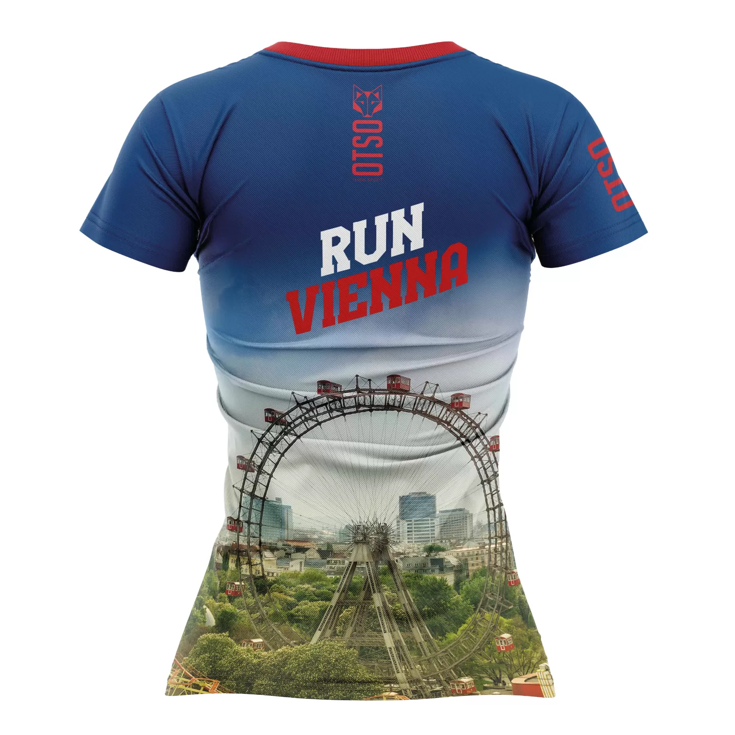 Women OTSO Women's Short Sleeve Shirts>Women's short sleeve t-shirt - Run Vienna 2023 (Outlet)