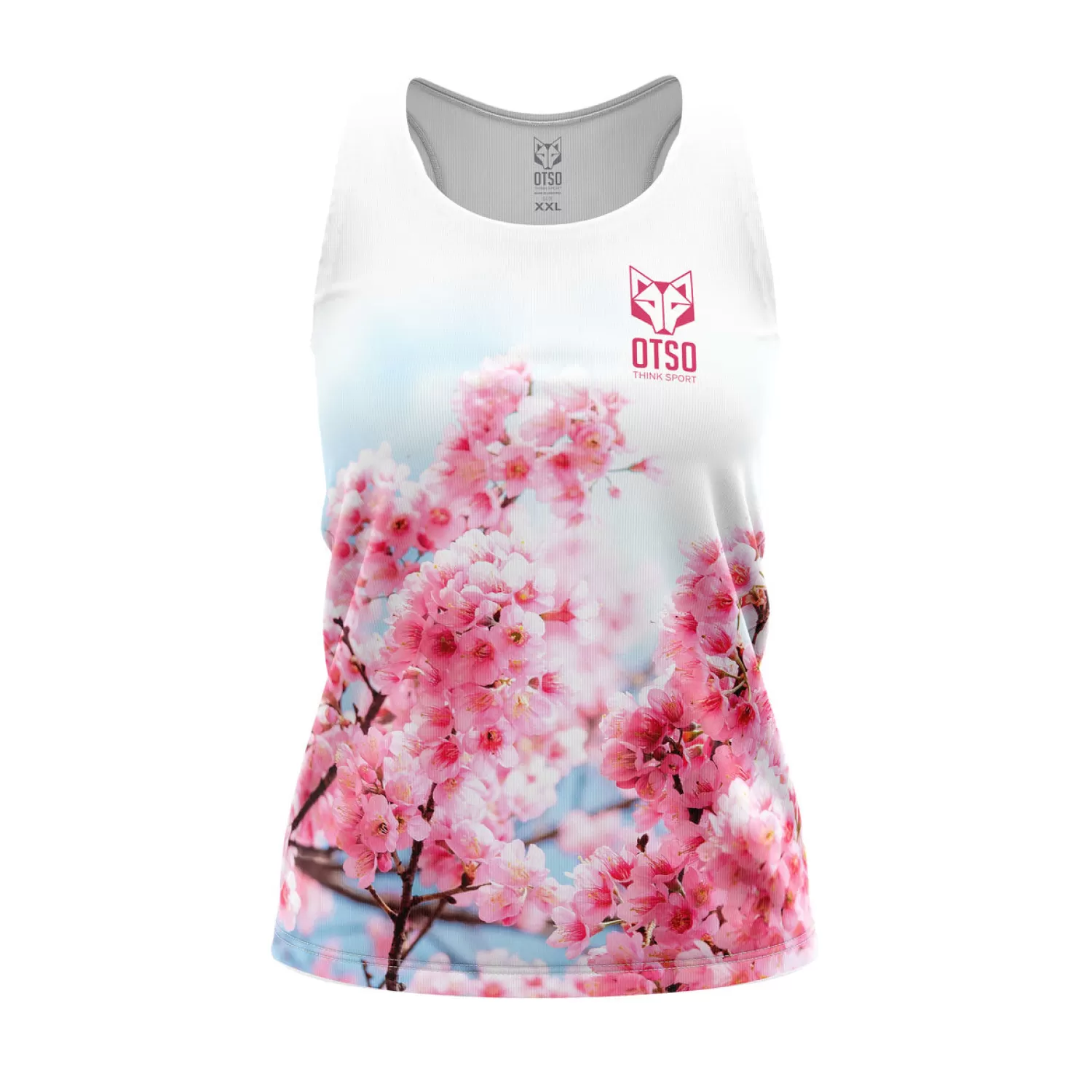 Women OTSO Women's Tanks>Women's Singlet Almond Blossom -