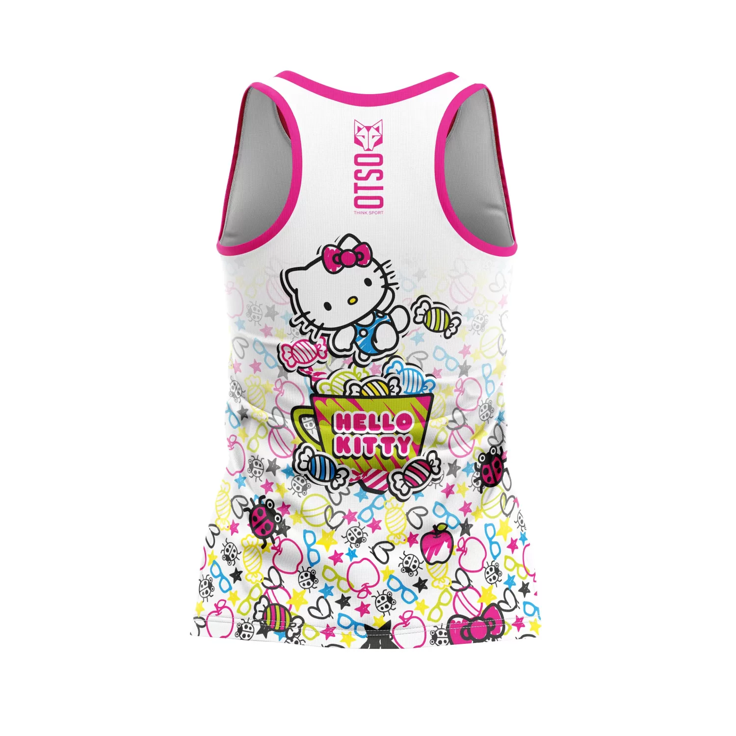 Women OTSO Women's Tanks>Women's Singlet Hello Kitty Sweet -