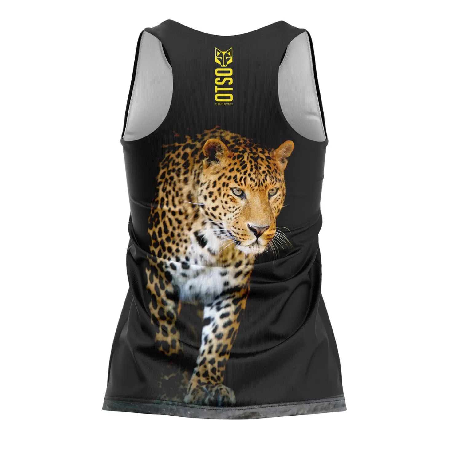 Women OTSO Women's Tanks>Women's Singlet Leopard -