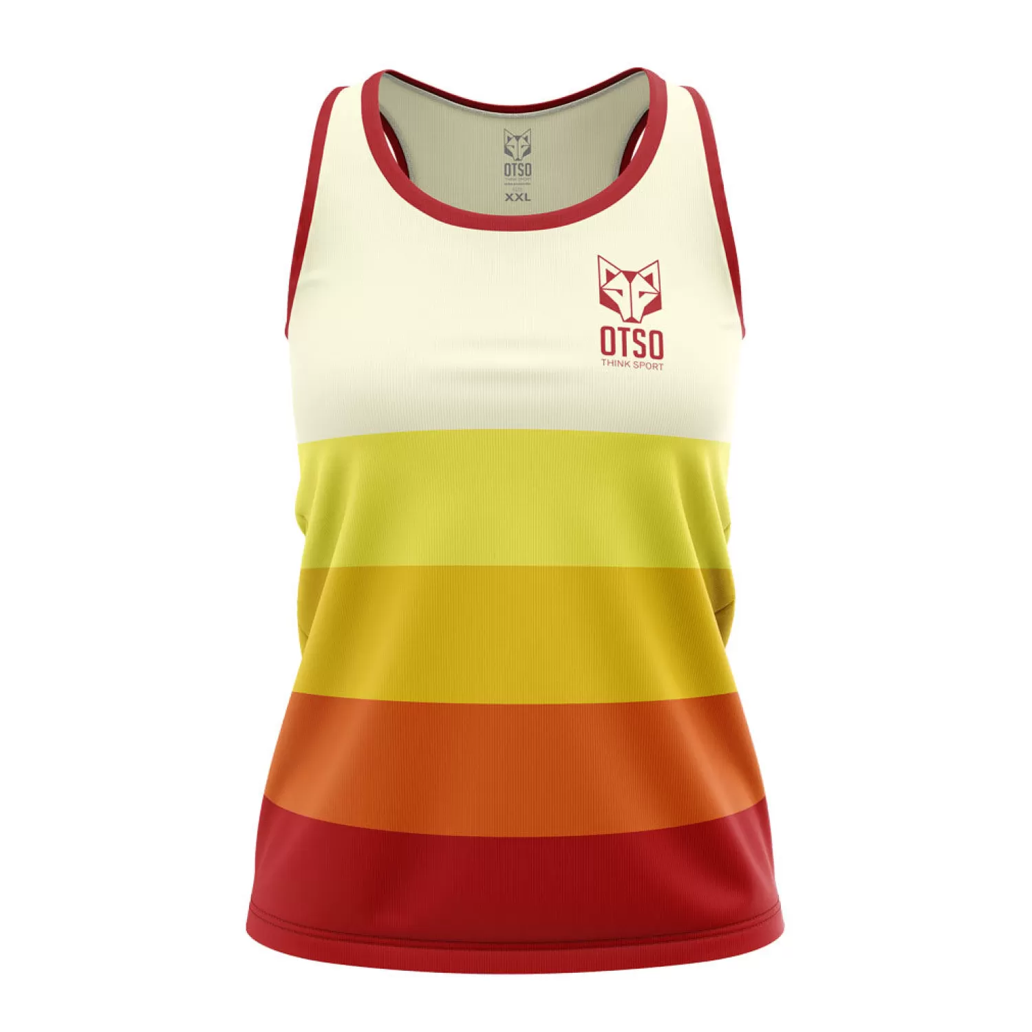 Women OTSO Women's Tanks>Women's Singlet Orange -