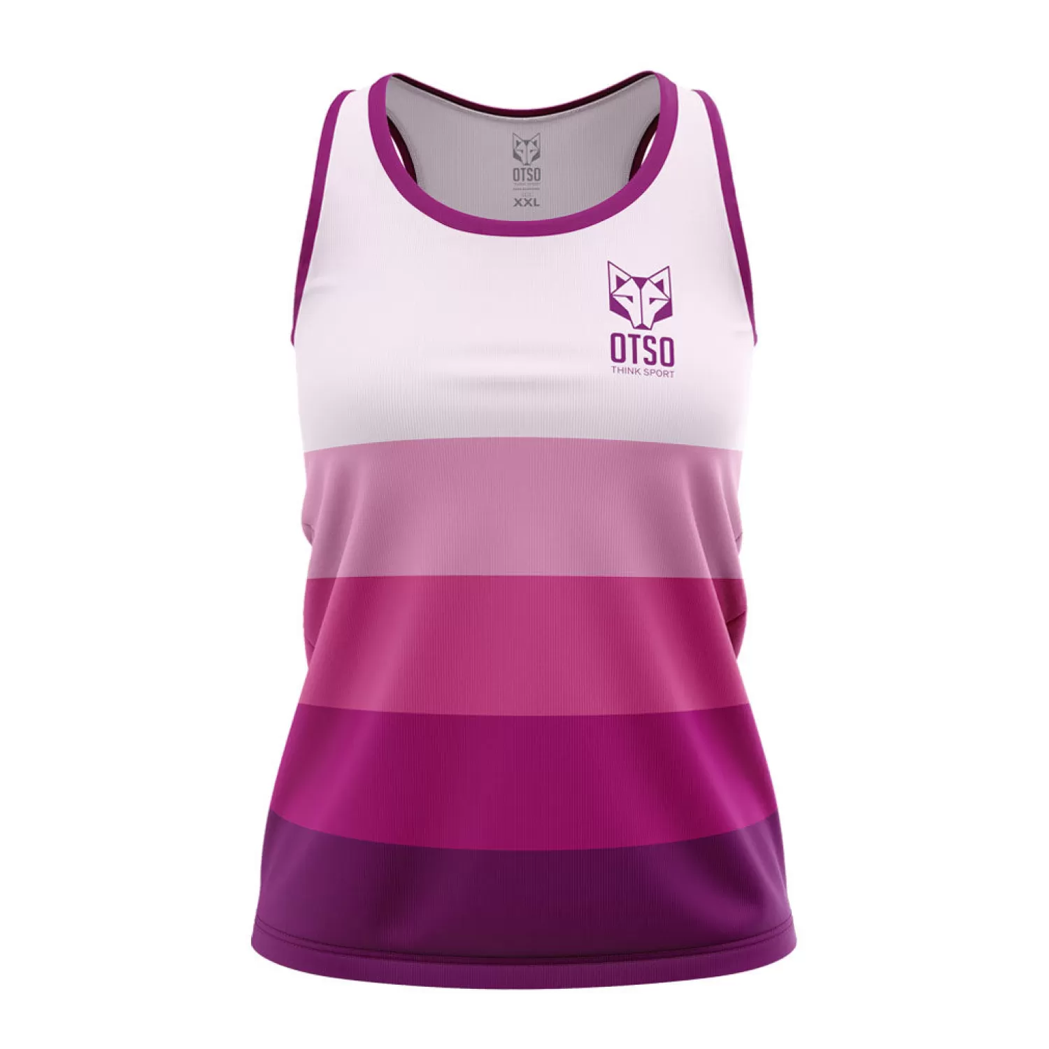 Women OTSO Women's Tanks>Women's Singlet Pink -