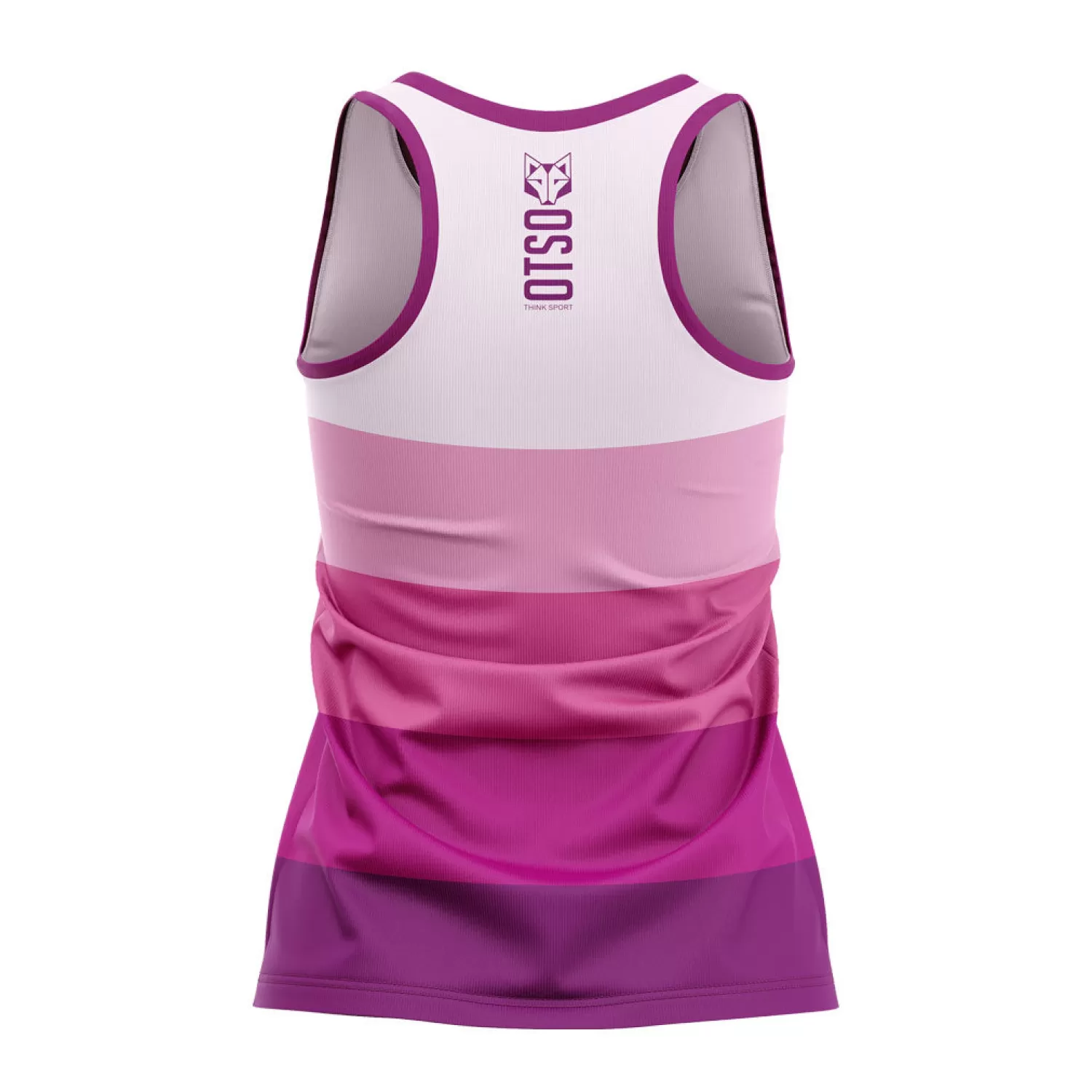 Women OTSO Women's Tanks>Women's Singlet Pink -