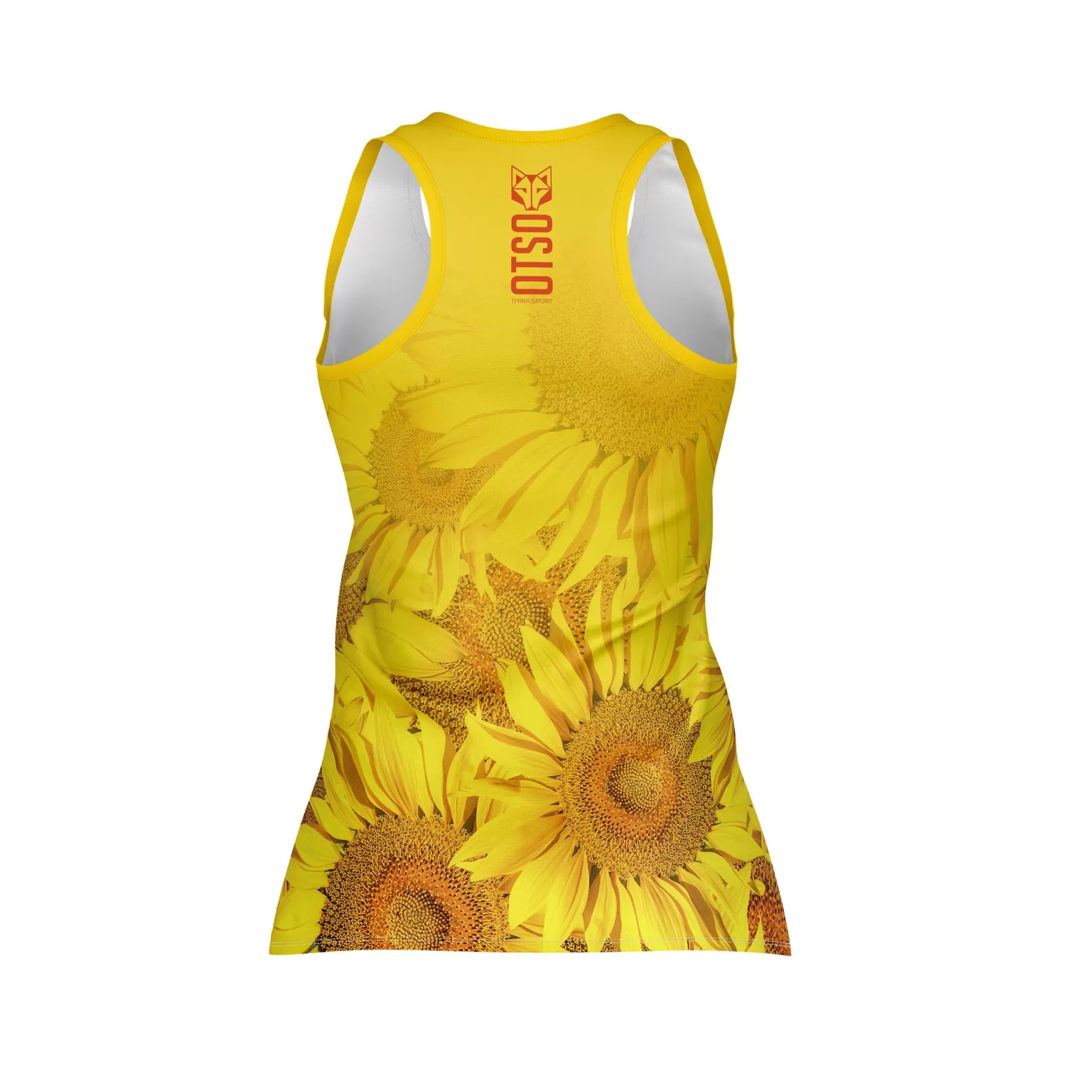 Women OTSO Women's Tanks>Women's Singlet Sunflower -