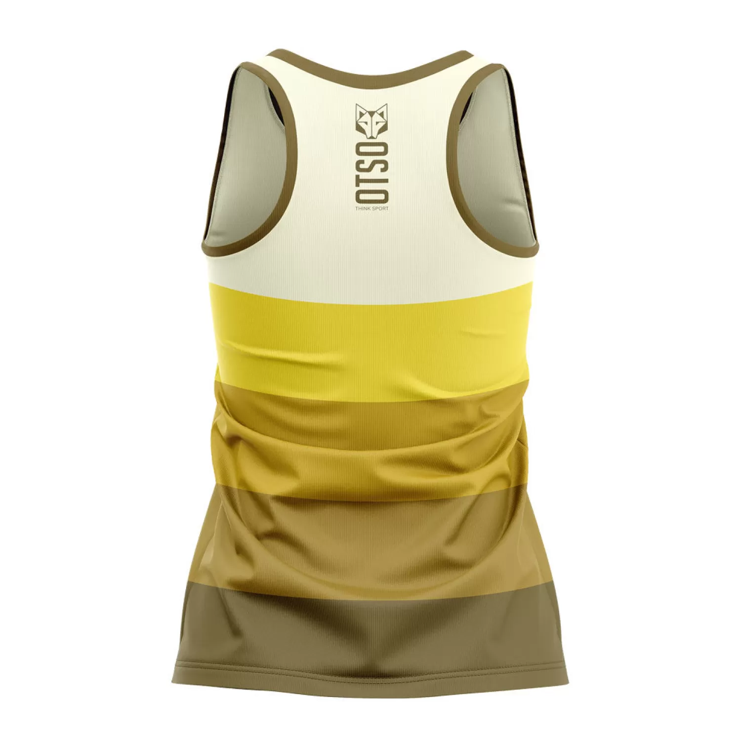 Women OTSO Women's Tanks>Women's Singlet Yellow -