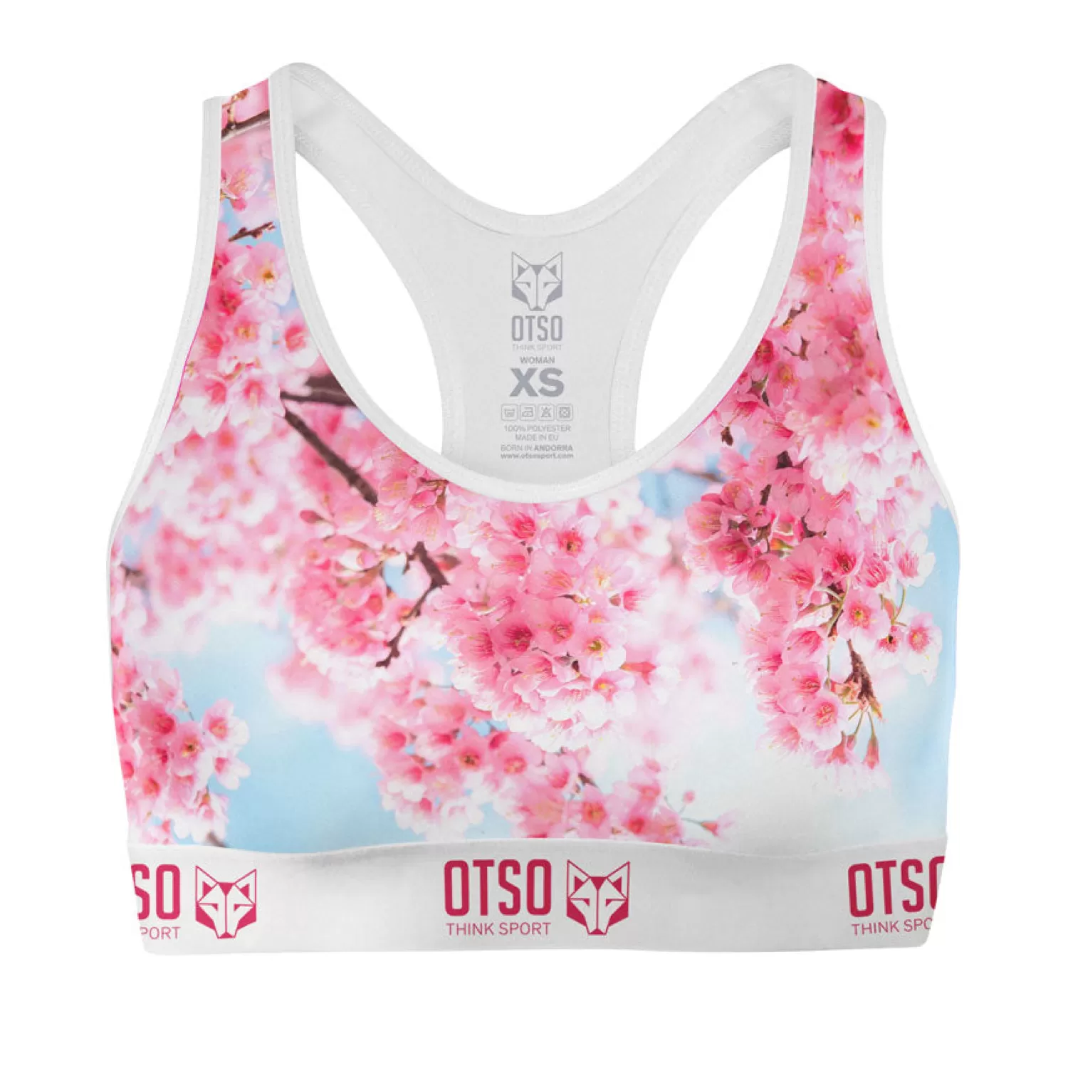 OTSO Tops>Women's Sports Top Almond Blossom