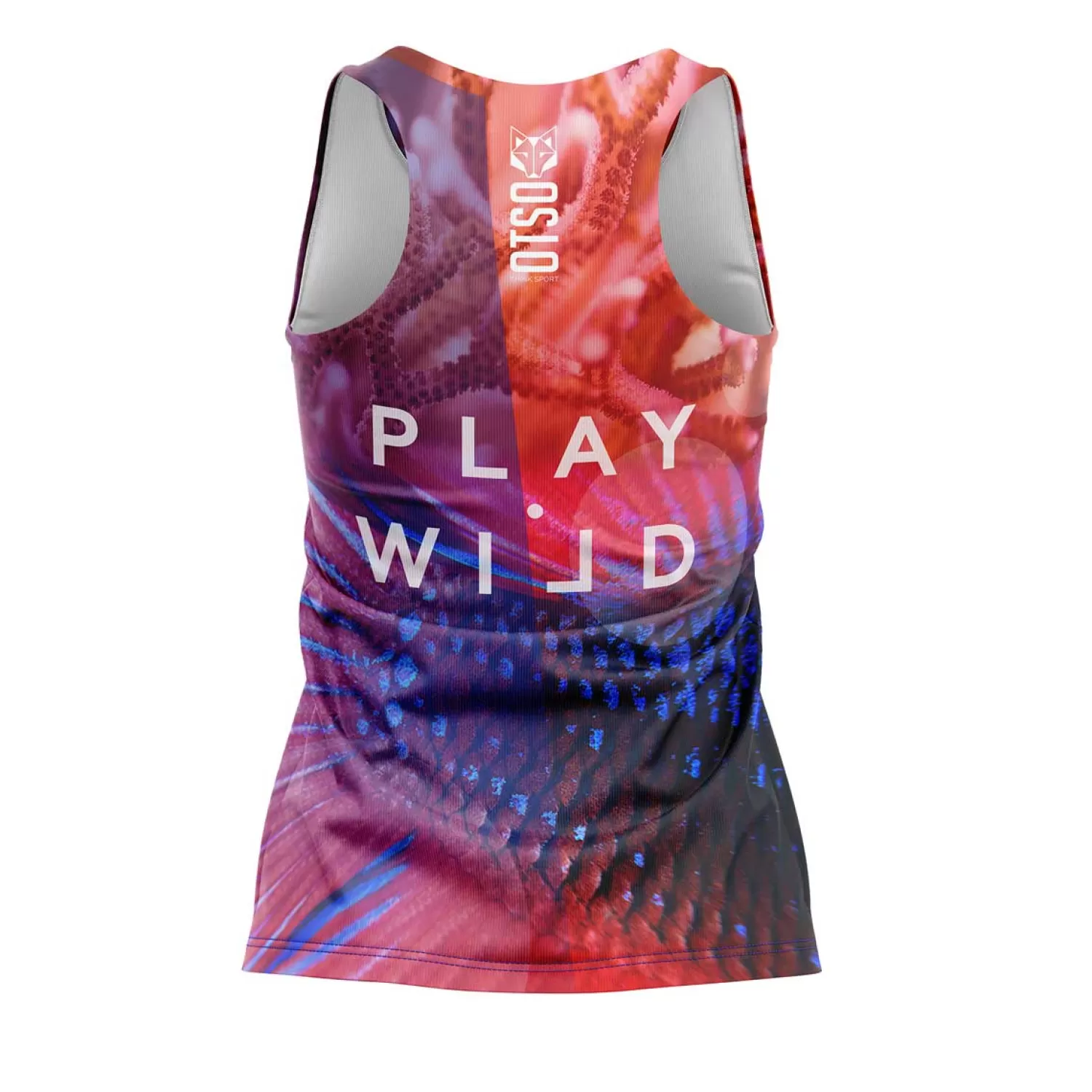 Women OTSO Women's Padel Shirts>Women's Tank Padel Top - Coral