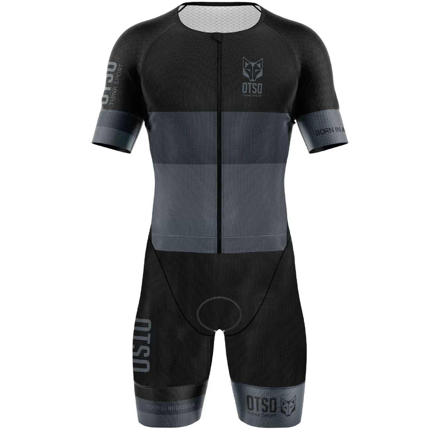 Women OTSO Women's Triathlon Suits>Women's triathlon suit - Black