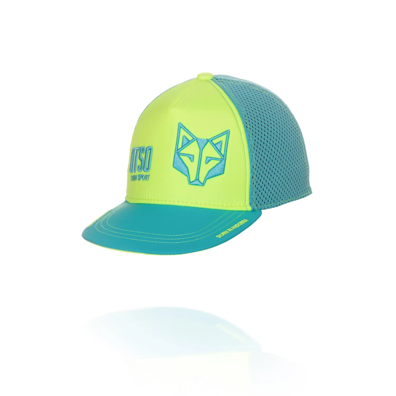 OTSO Snapback Caps | Running Caps>Yellow & Light Blue Snapback Cap